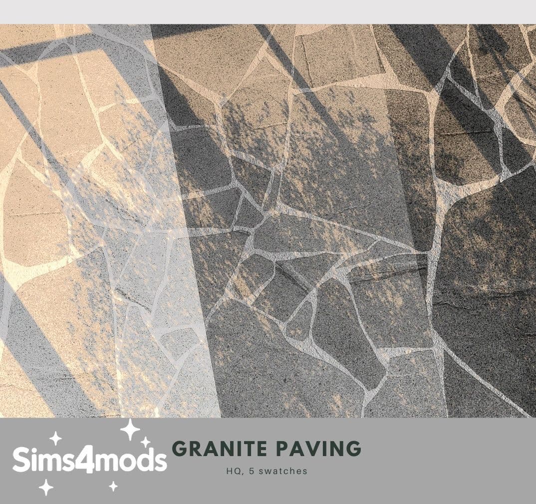 Скриншот мода Гранитная плитка Granite Paving